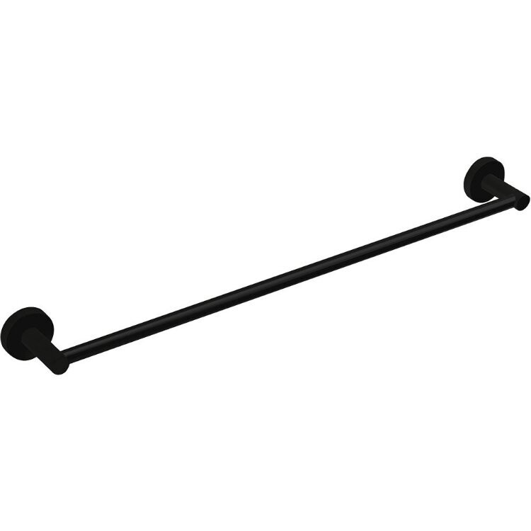 Hustle Single Towel Rail 800mm Matte Black