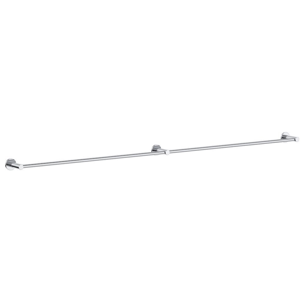 Clark Round Single Towel Rail 1200mm - Chrome
