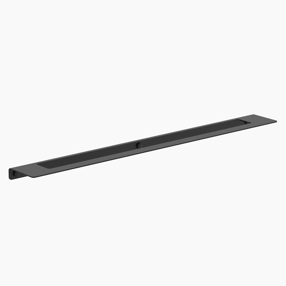 Clark Square Single Towel Rail 600mm - Matte Black