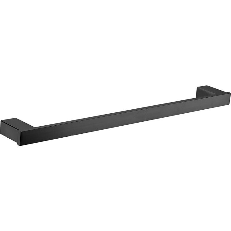 Koko Single Towel Rail 610mm Matte Black