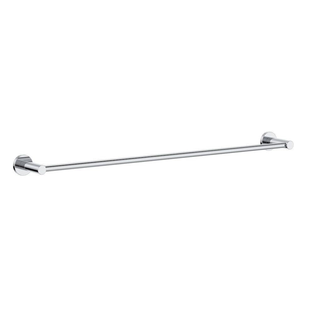 Clark Round Single Towel Rail 600mm - Chrome