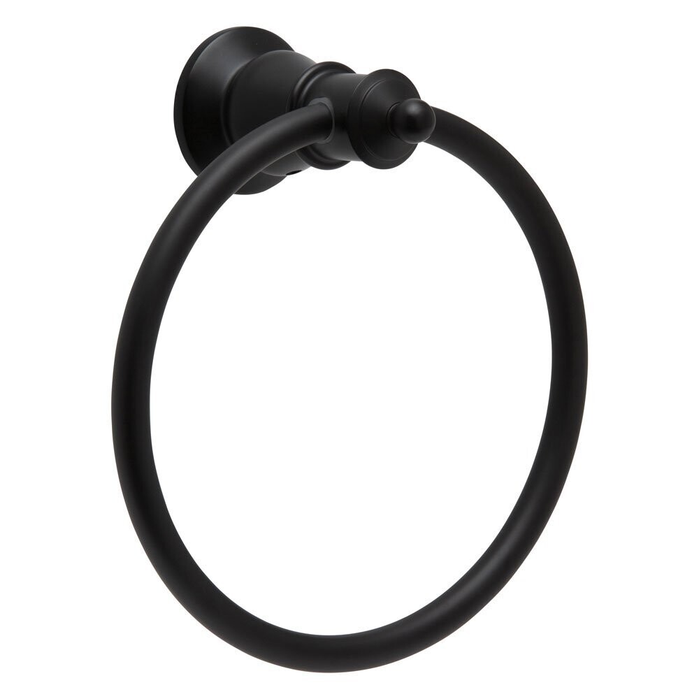 Lillian Towel Ring Matte Black
