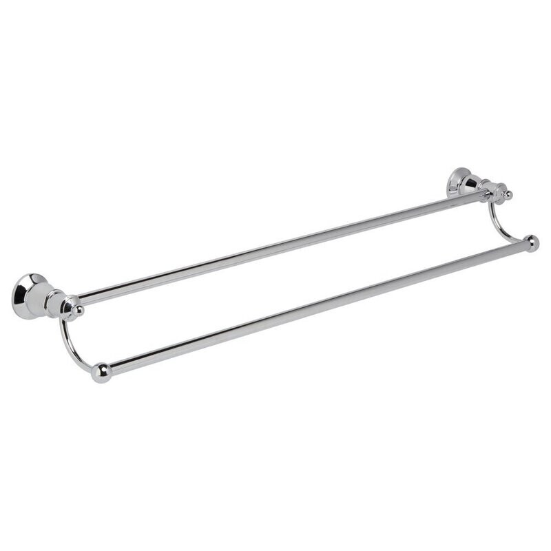 Lillian Double Towel Rail Chrome