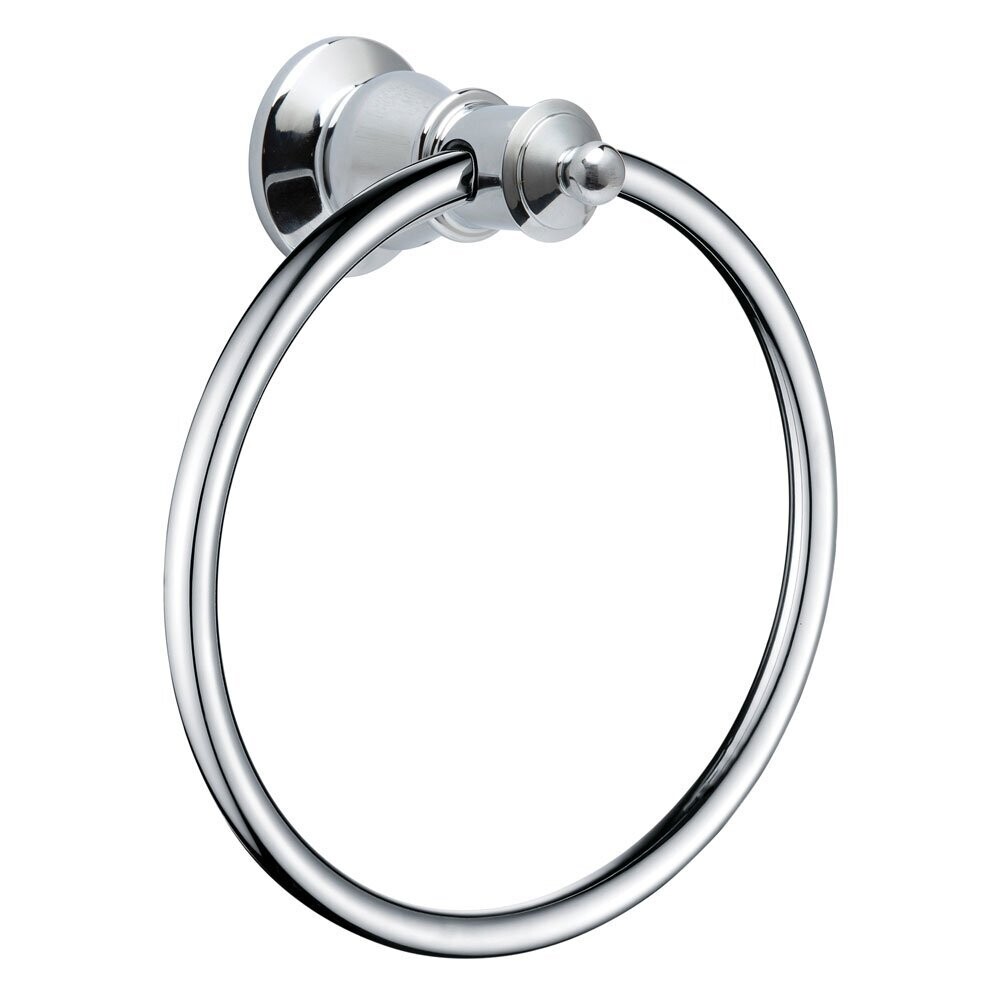 Lillian Towel Ring Chrome
