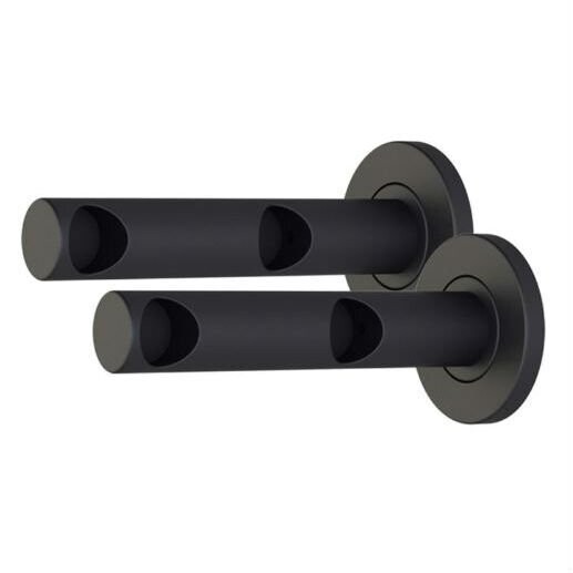 Master Rail Double End Pillars Matt Black
