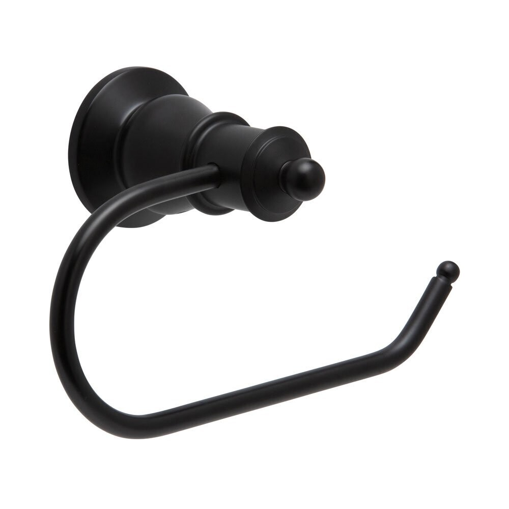 Lillian Toilet Roll Holder Matte Black