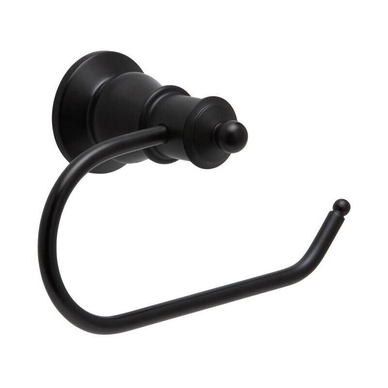 Lillian Toilet Roll Holder Matte Black