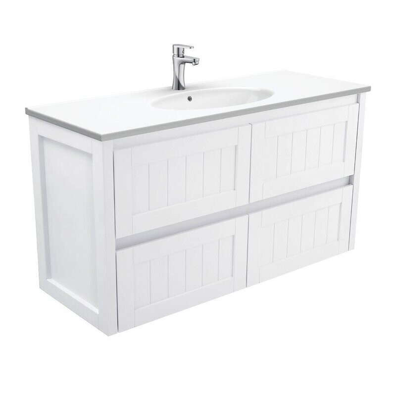 Hampton Rotondo Slim Top 1200mm Wall Hung Vanity