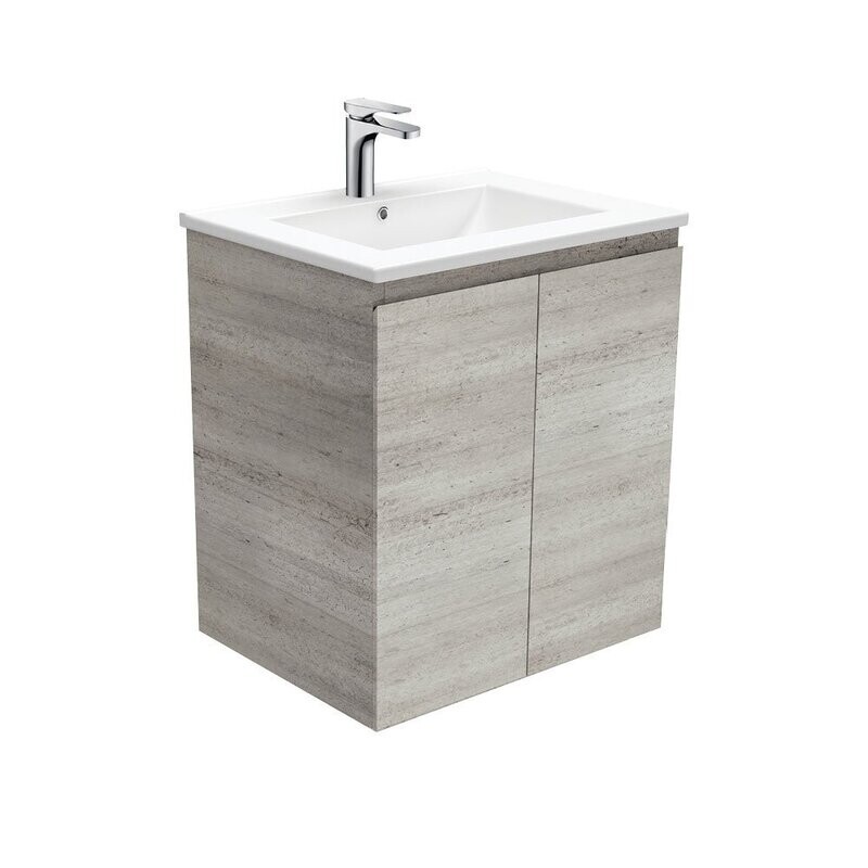 Dolce Industrial Edge 600mm Wall Hung Vanity