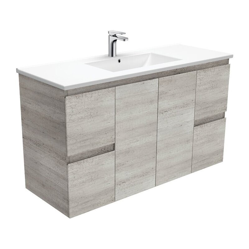 Dolce Industrial Edge 1200mm Wall Hung Vanity