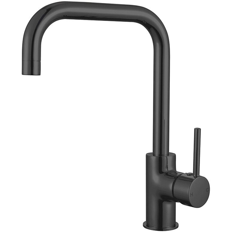 Dolce Kitchen Sink Mixer Squareline Matte Black
