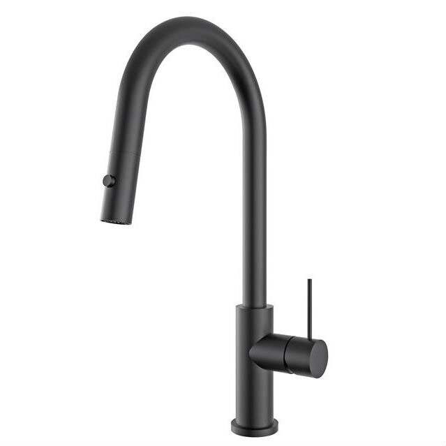 Mecca Pull Out Kitchen Sink Mixer Matte Black