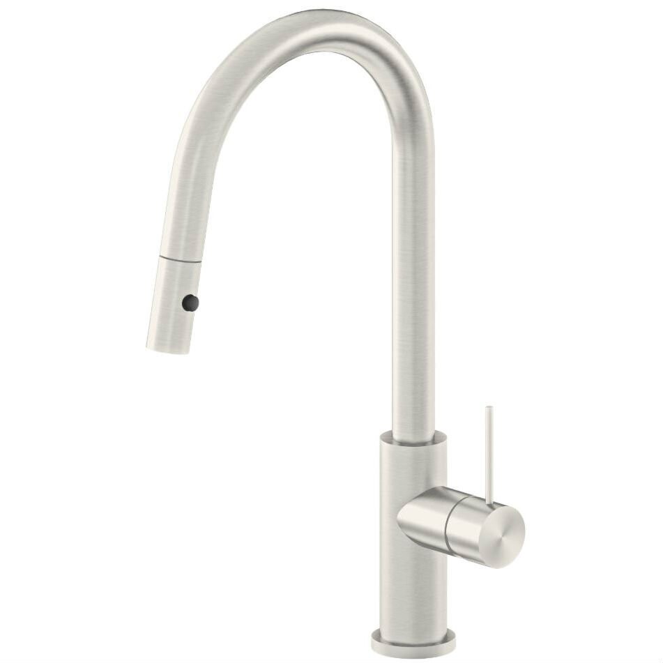 Mecca Pull Out Kitchen Sink Mixer Brushed Nickel
