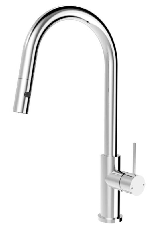 Mecca Pull Out Kitchen Sink Mixer Chrome