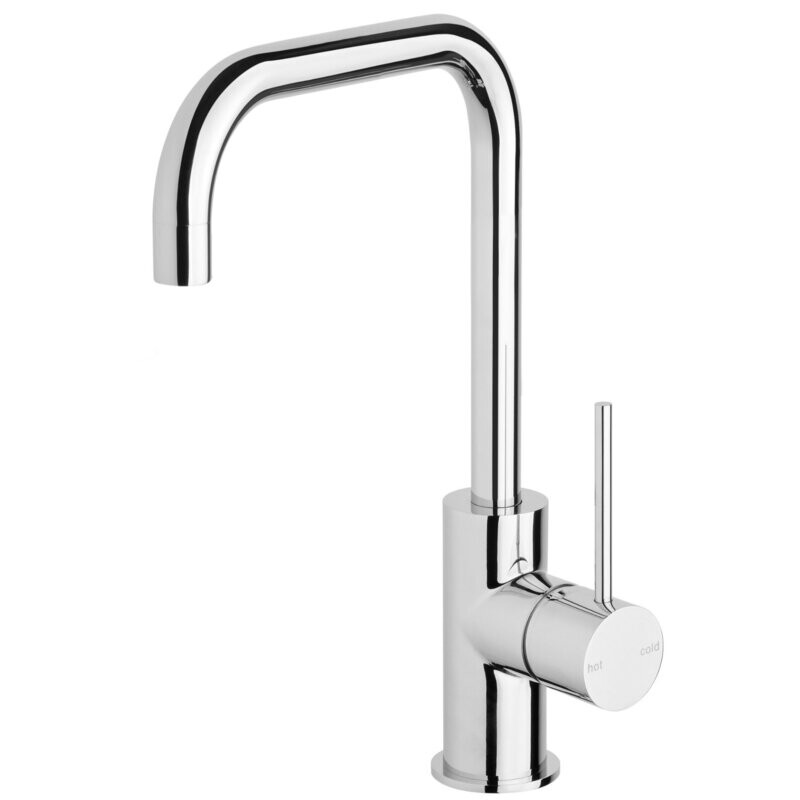 Vivid Slimline Side Lever Sink Mixer 160mm Squareline Chrome