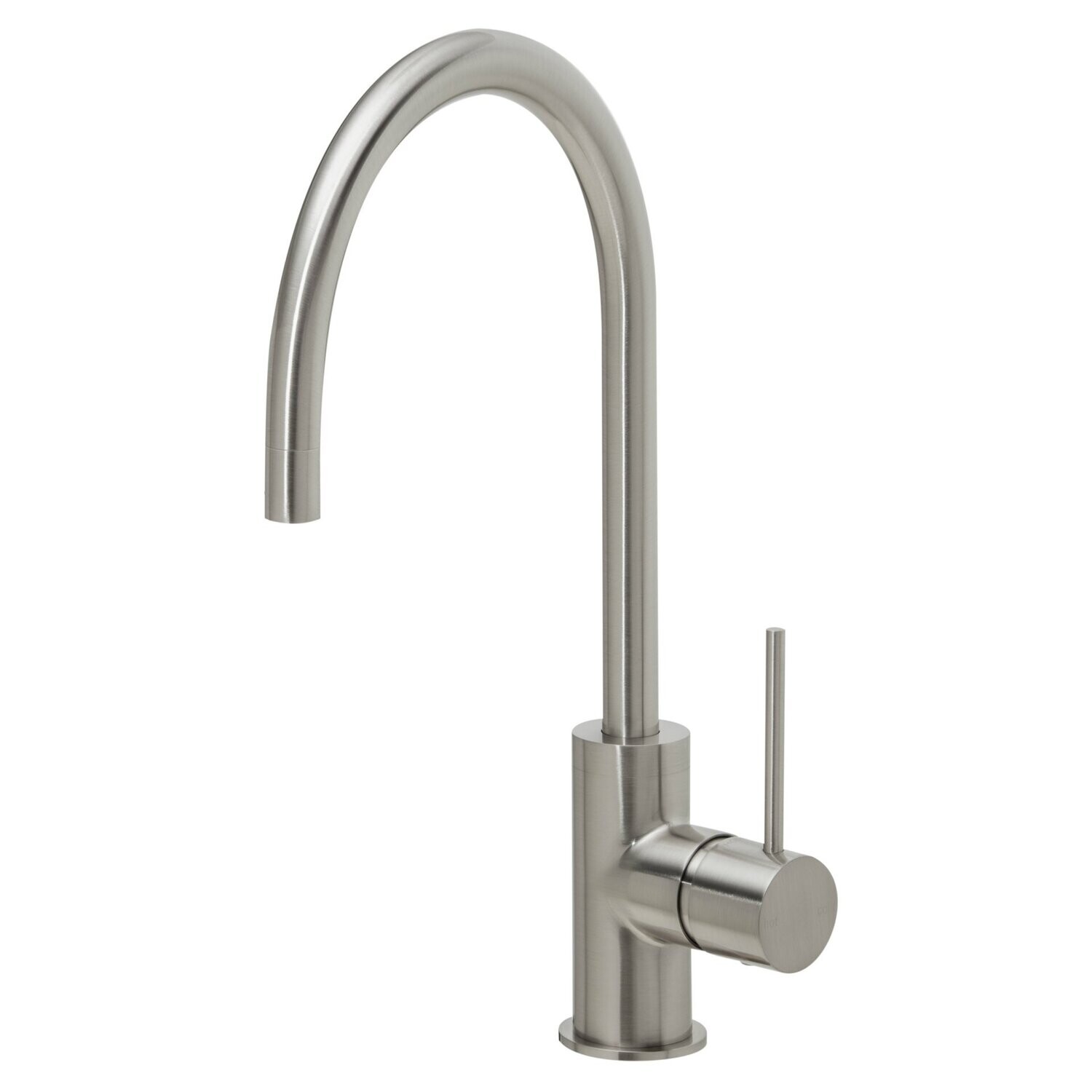 Vivid Slimline Side Lever Sink Mixer 220mm Brushed Nickel
