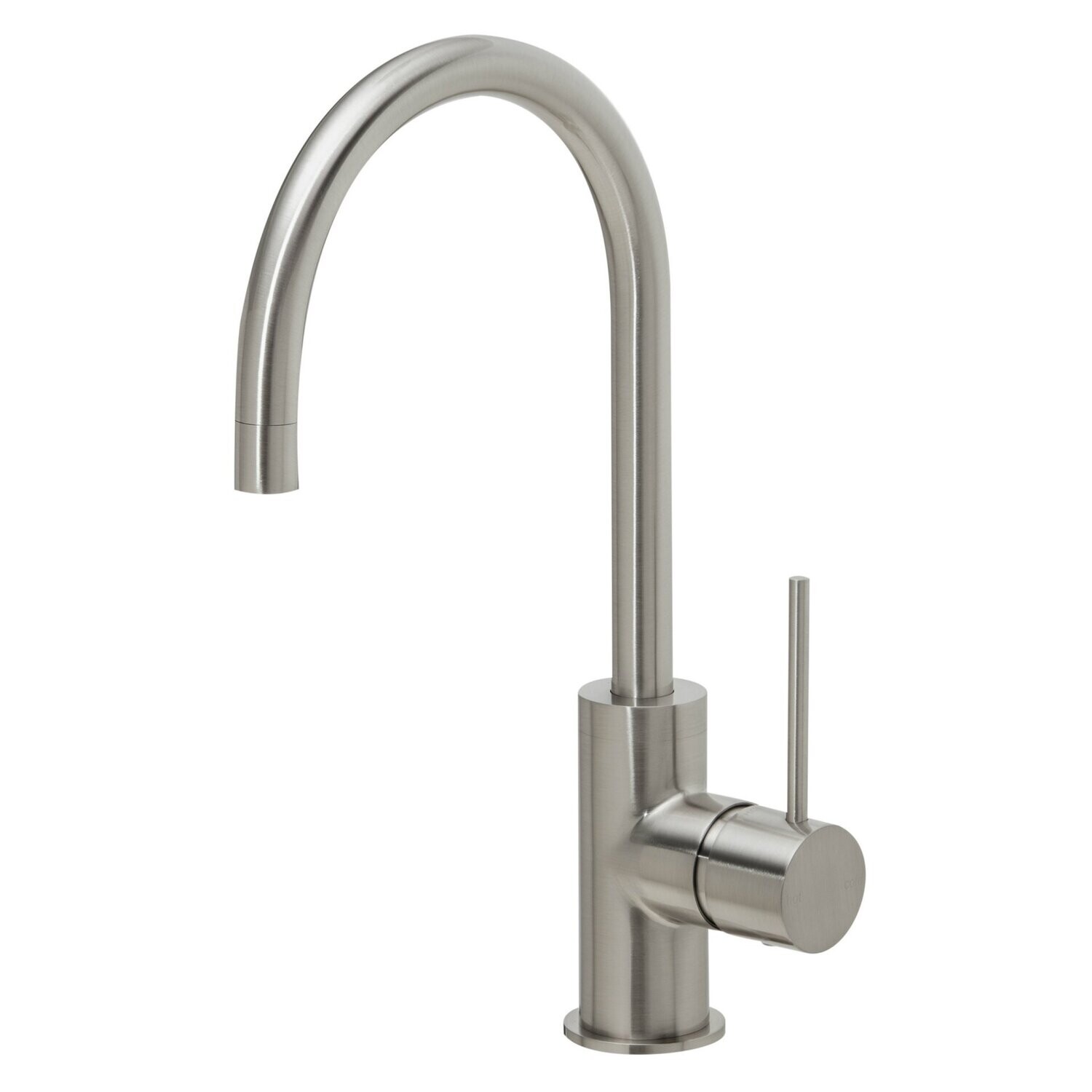 Vivid Slimline Side Lever Sink Mixer 160mm Brushed Nickel
