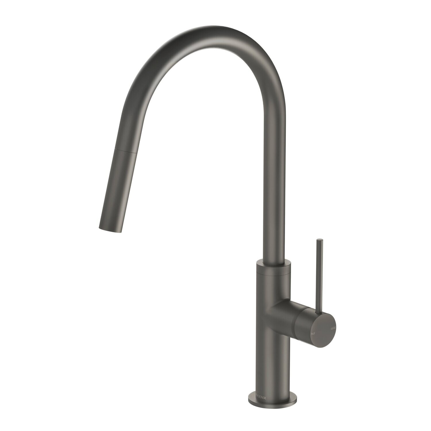 Vivid Slimline Pull Out Sink Mixer Gun Metal