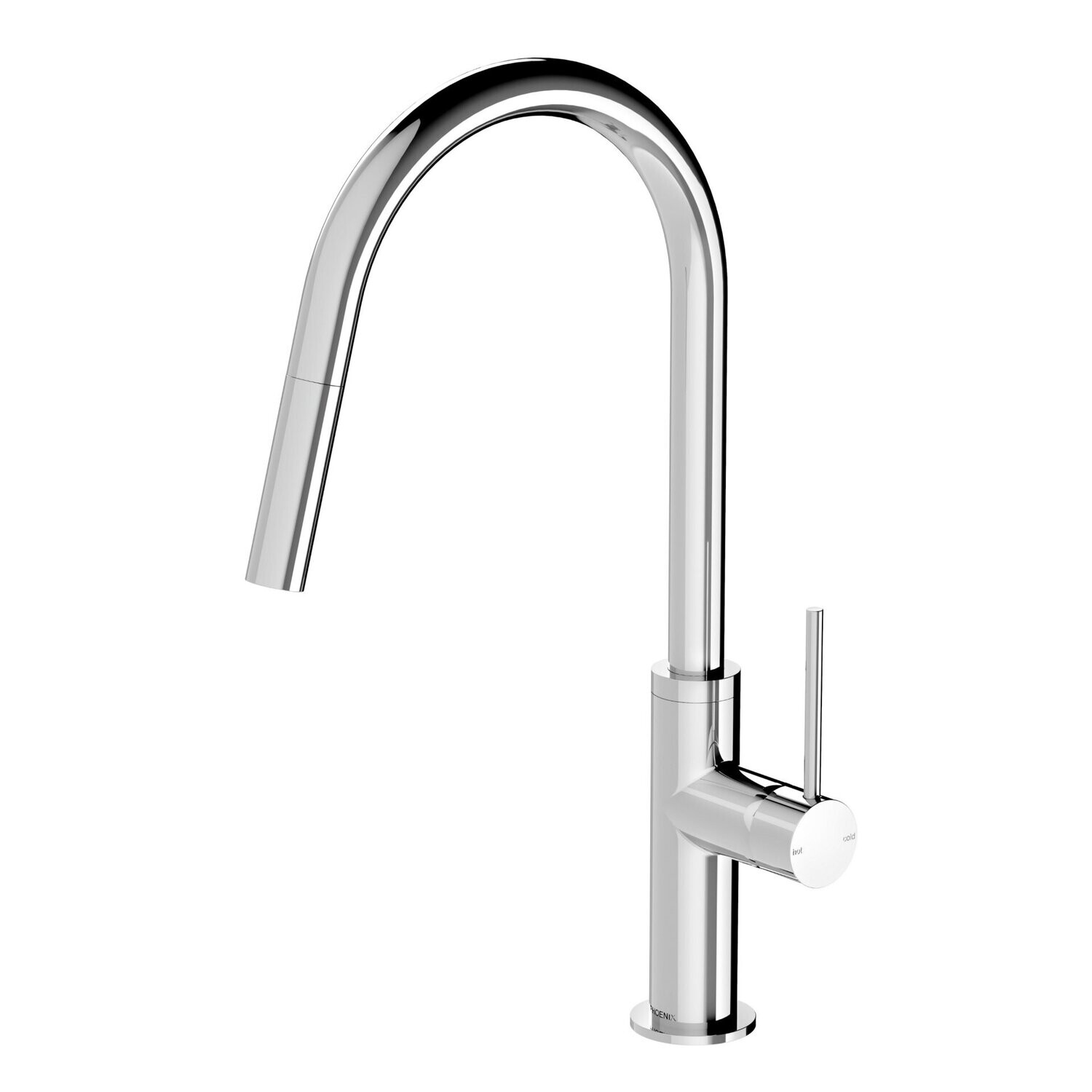 Vivid Slimline Pull Out Sink Mixer Chrome