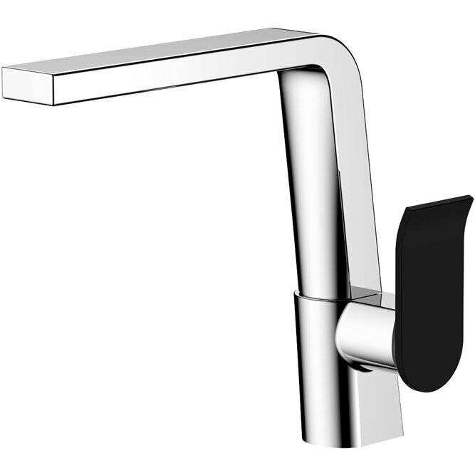 Lincoln Swivel Sink Mixer Chrome/Matte Black