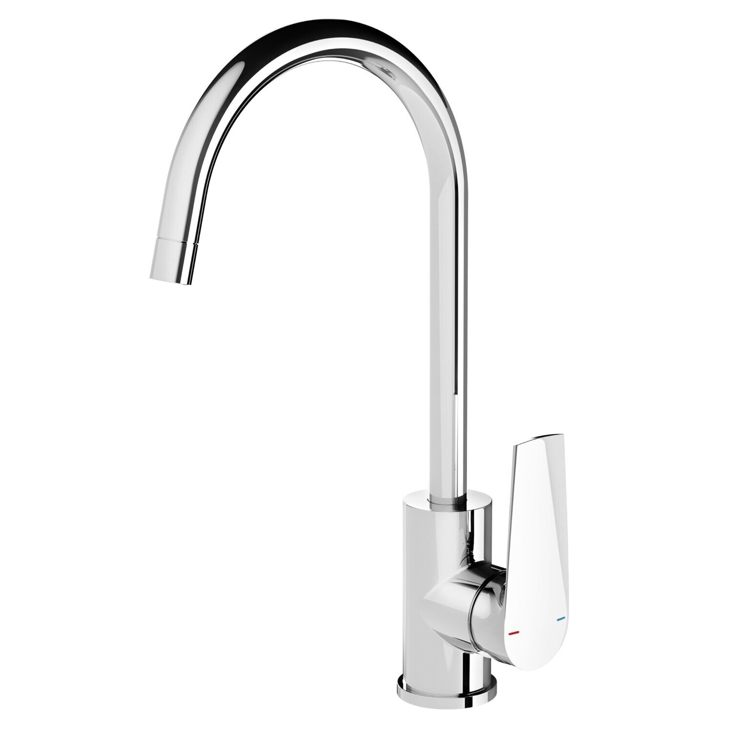 Arlo Sink Mixer 200mm Gooseneck Chrome
