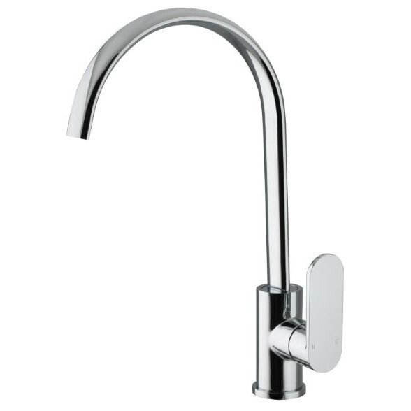 Saffron Gooseneck Sink Mixer Chrome
