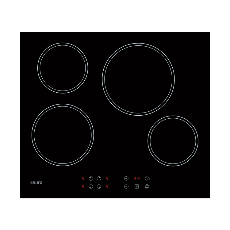 Euro Cooktop Ceran Touch 60cm Electric - ECT60CR