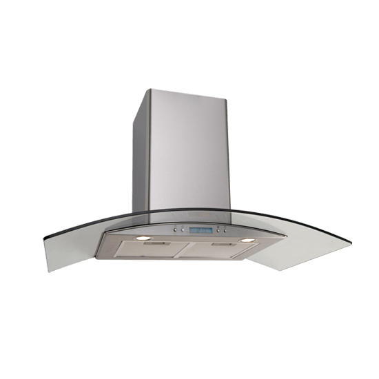 Euro Rangehood Canopy Curved 90cm - EAGL90SX