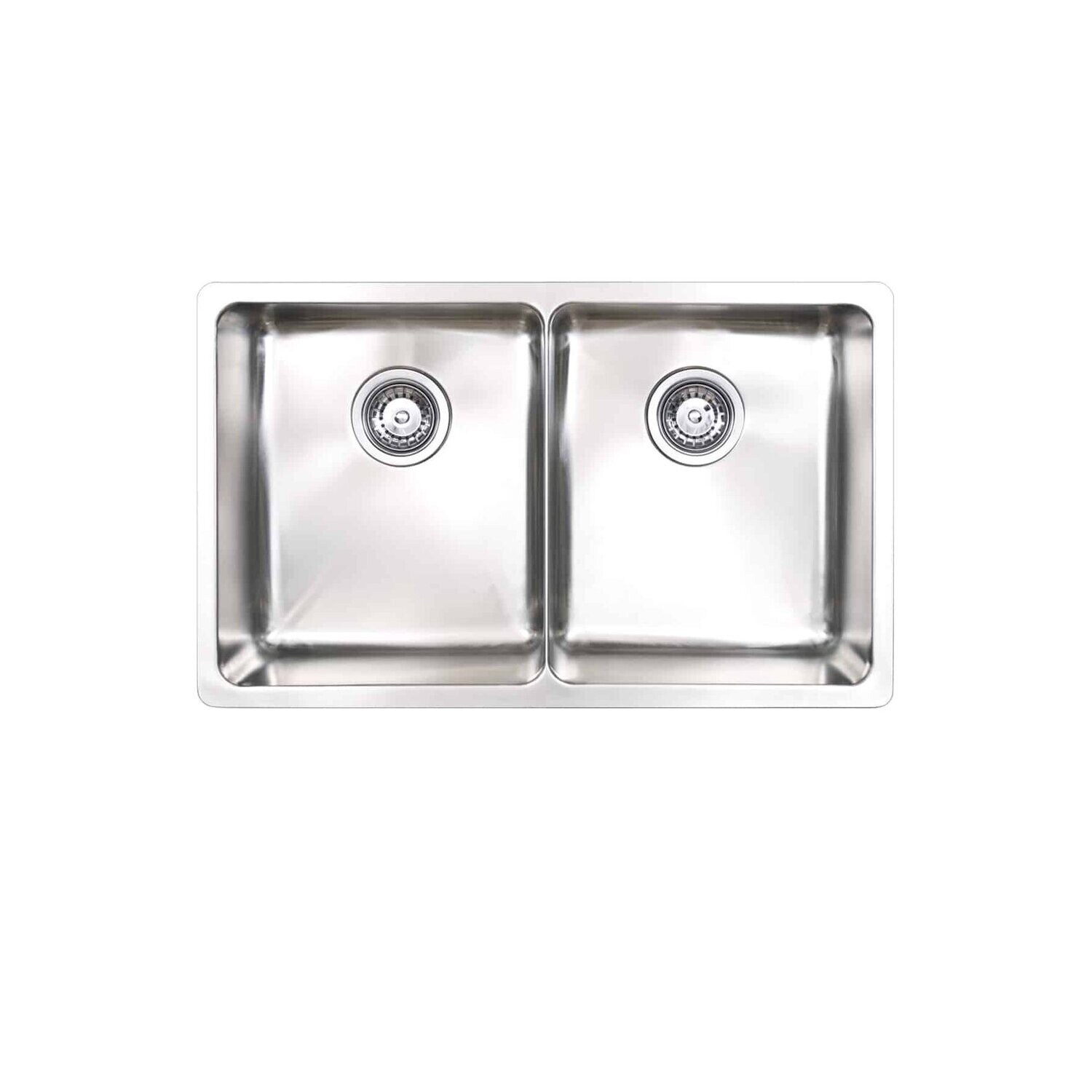 Kubic 726 Blade Two Bowl Stainless Steel Sink