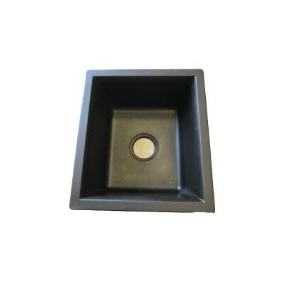 Uptown Single Bowl Sink Black 395mm