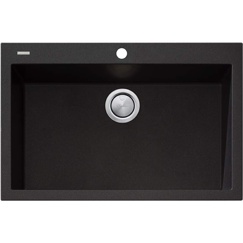 Santorini Mega Bowl Black Sink