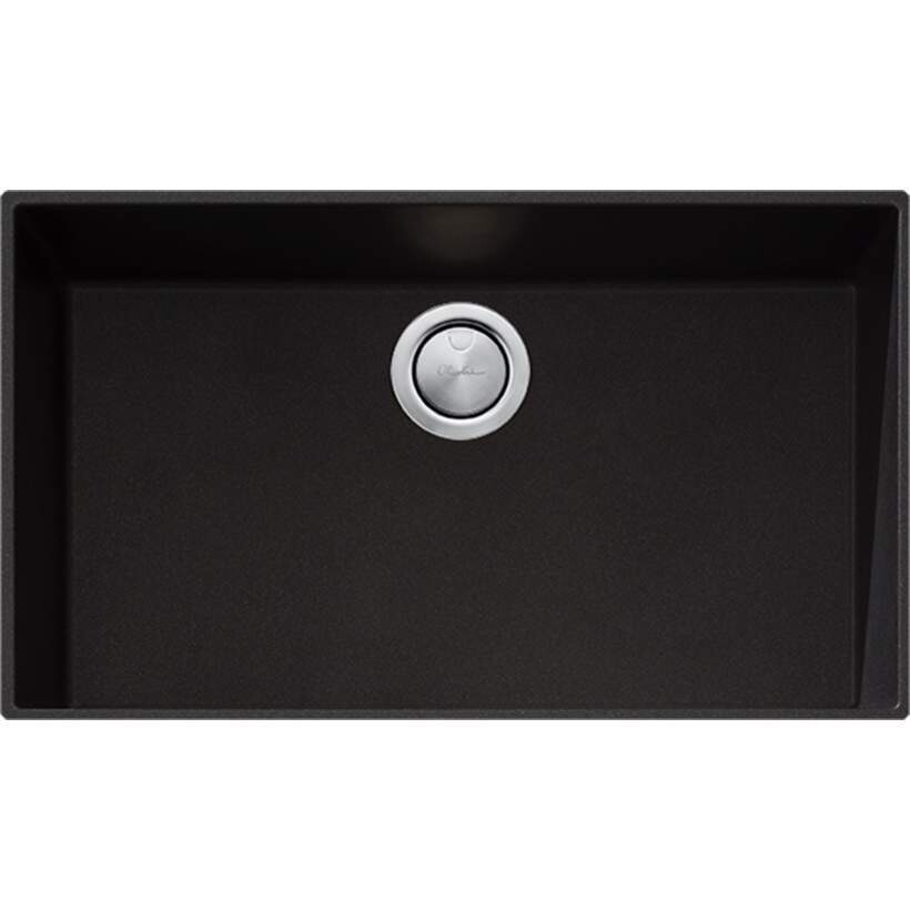Santorini Mega Bowl Black Undermount Sink