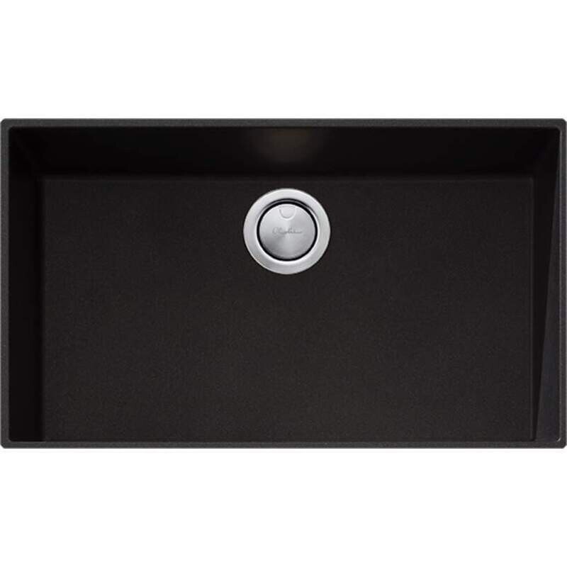 Santorini Mega Bowl Black Undermount Sink