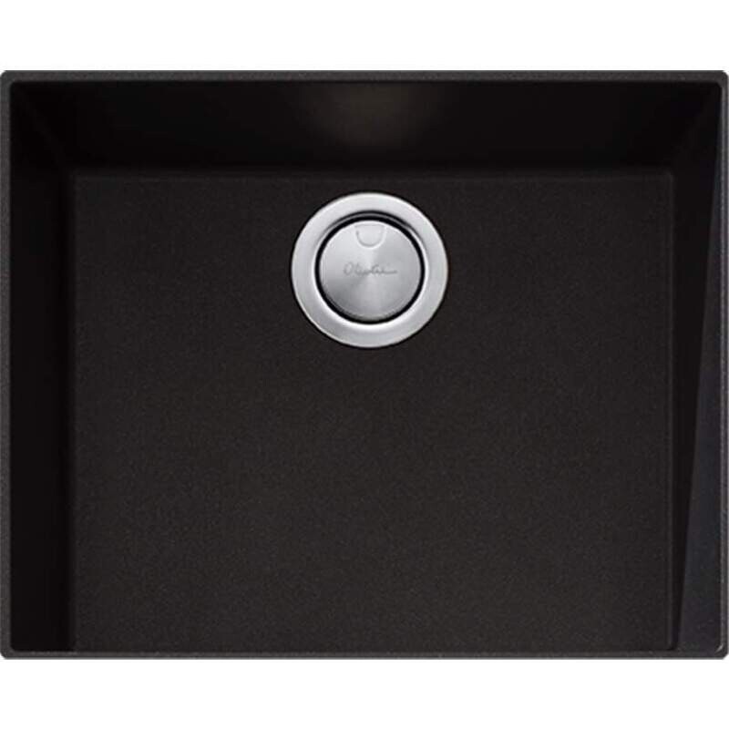 Santorini Large Single Bowl Black Sink