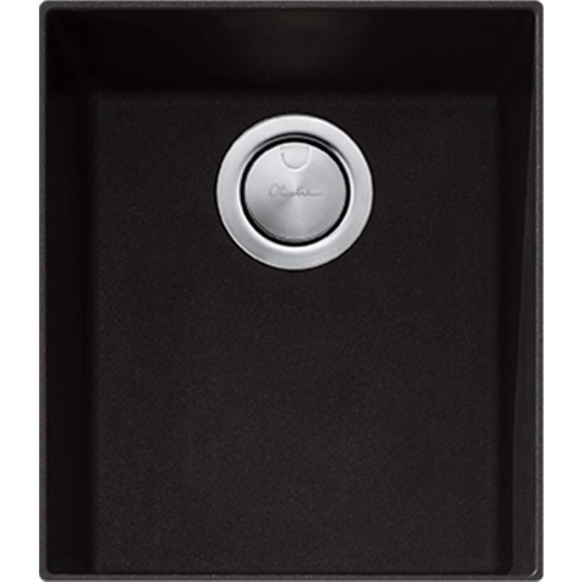 Santorini Standard Single Bowl Black Undermount Sink