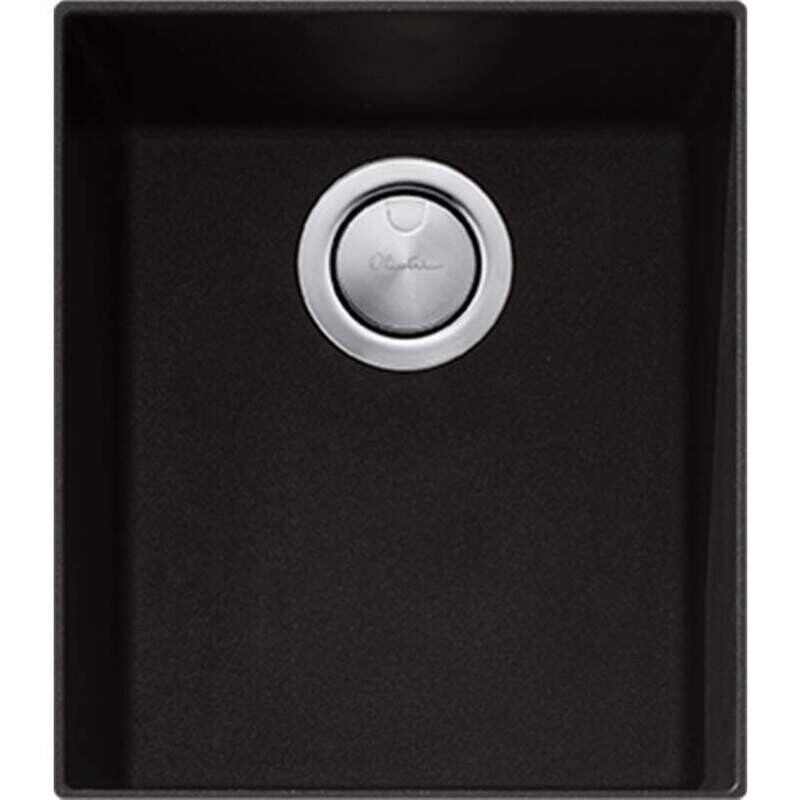 Santorini Standard Single Bowl Black Undermount Sink