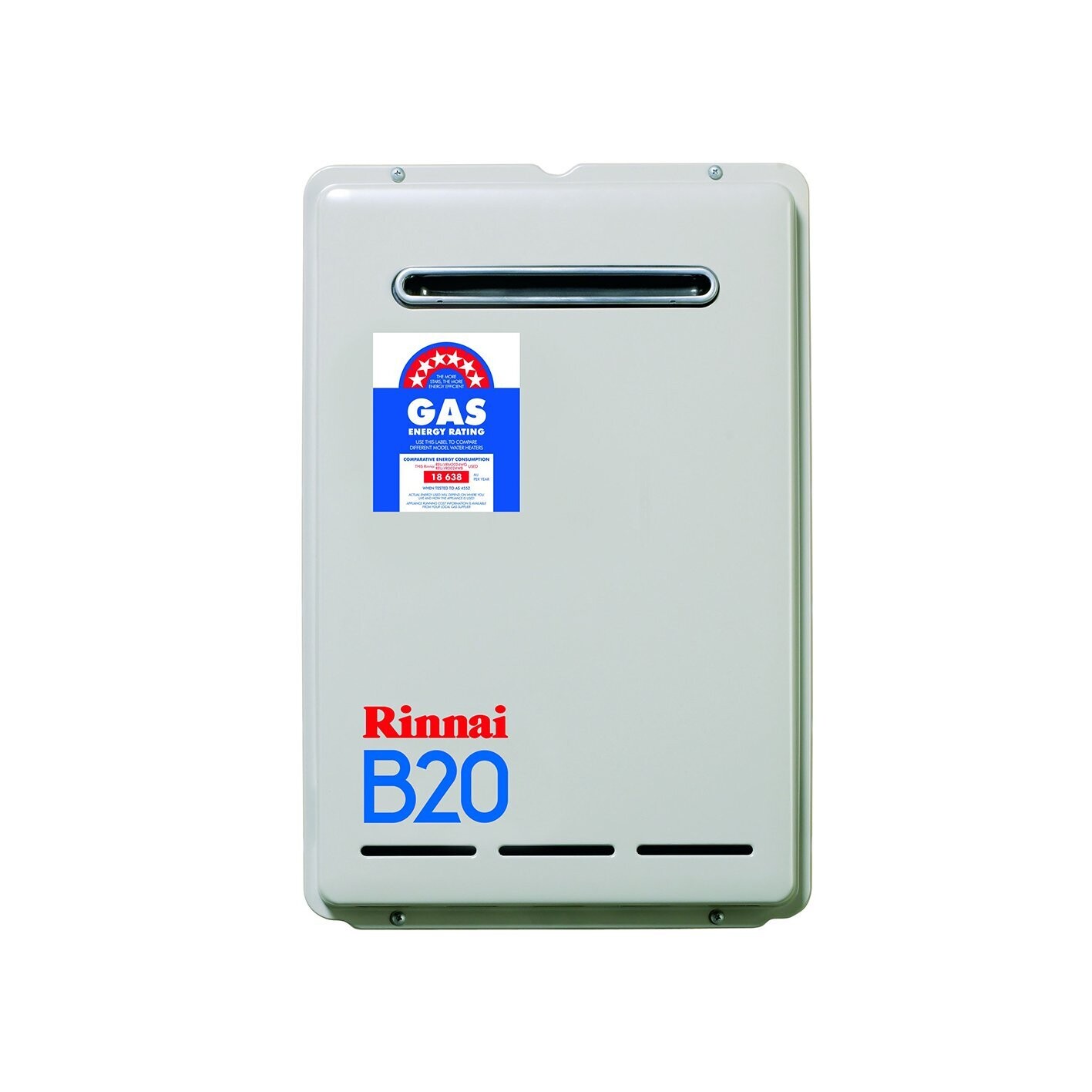 Rinnai Builders B20 LPG Continuous Flow Hot Water 20 Litre 50 Degrees