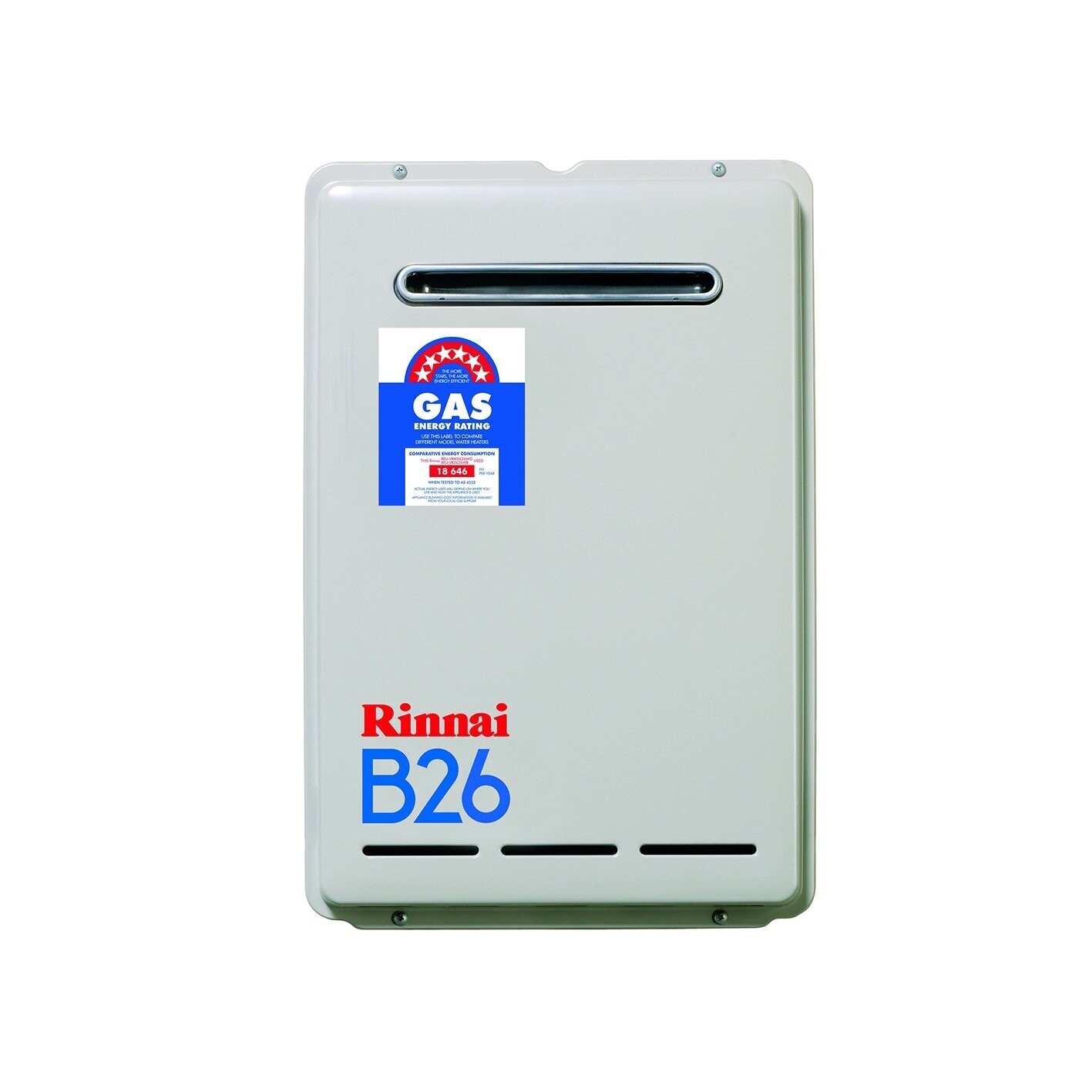 Rinnai Builders B26 LPG Continuous Flow Hot Water 26 Litre 60 Degrees