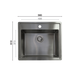 Uptown Laundry Sink 45L