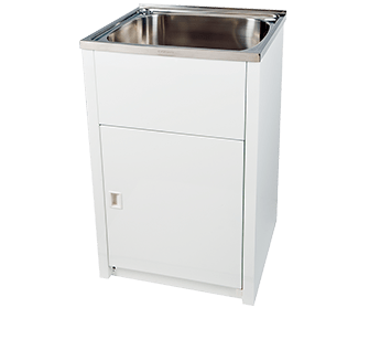 Classic 45L SS Laundry Trough and Cabinet