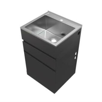 Excellence 45L Matte Black Drawer System Laundry Unit