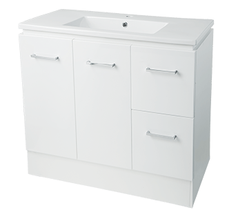 Kochi Slim Top 900mm Vanity Right Hand Drawers