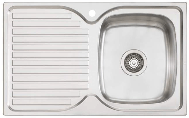 Harmony Bassini Right Hand Bowl Sink With Drainer