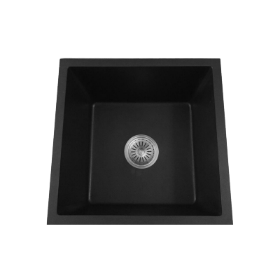 Uptown Single Bowl Sink Black 460mm