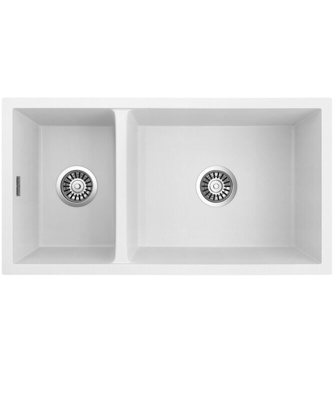 Oros 822 One and a Half Bowl Sink White