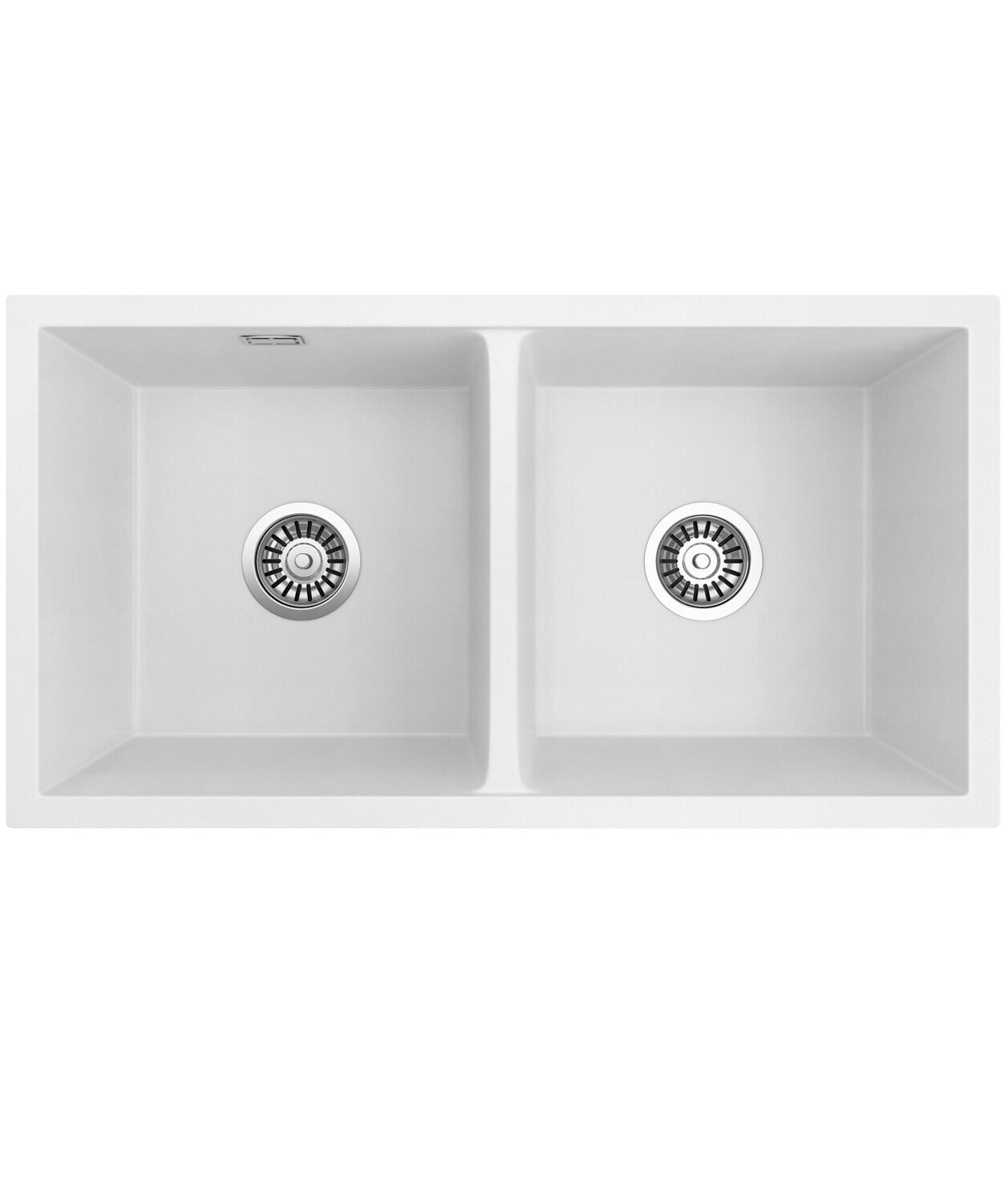 Oros 820 Two Bowl Sink White
