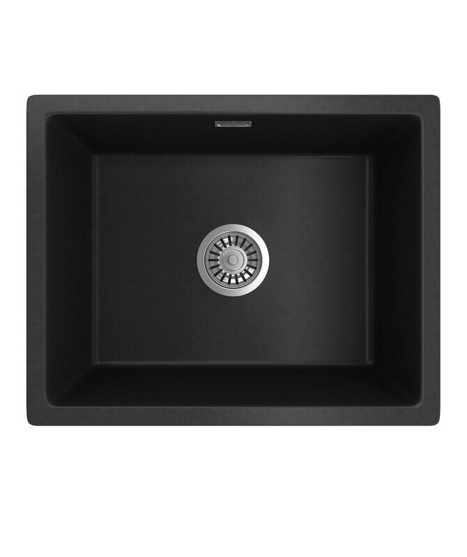 Oros 550 Single Bowl Sink Black