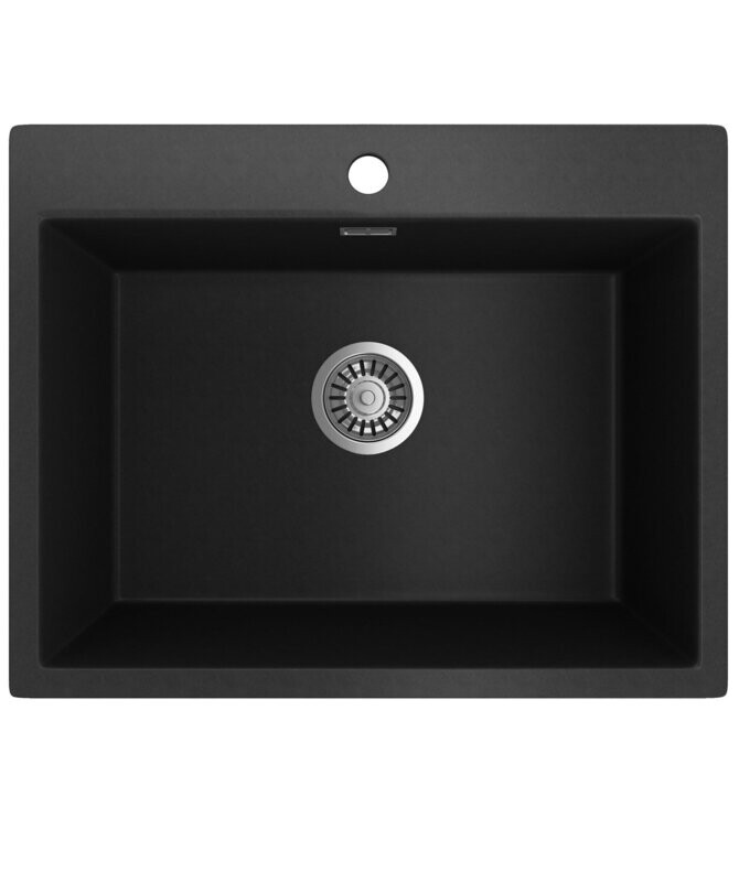 Oros 620 Single Bowl Sink Black