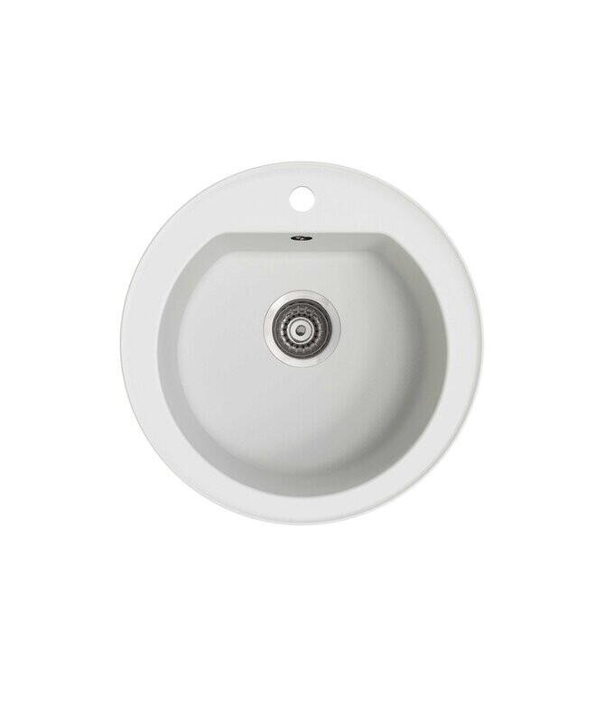 Oros 510 Single Bowl Sink White