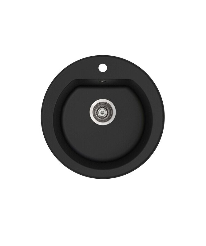 Oros 510 Single Bowl Sink Black